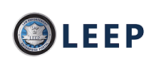 Law Enforcement Enterprise Portal (LEEP) Logo and login link